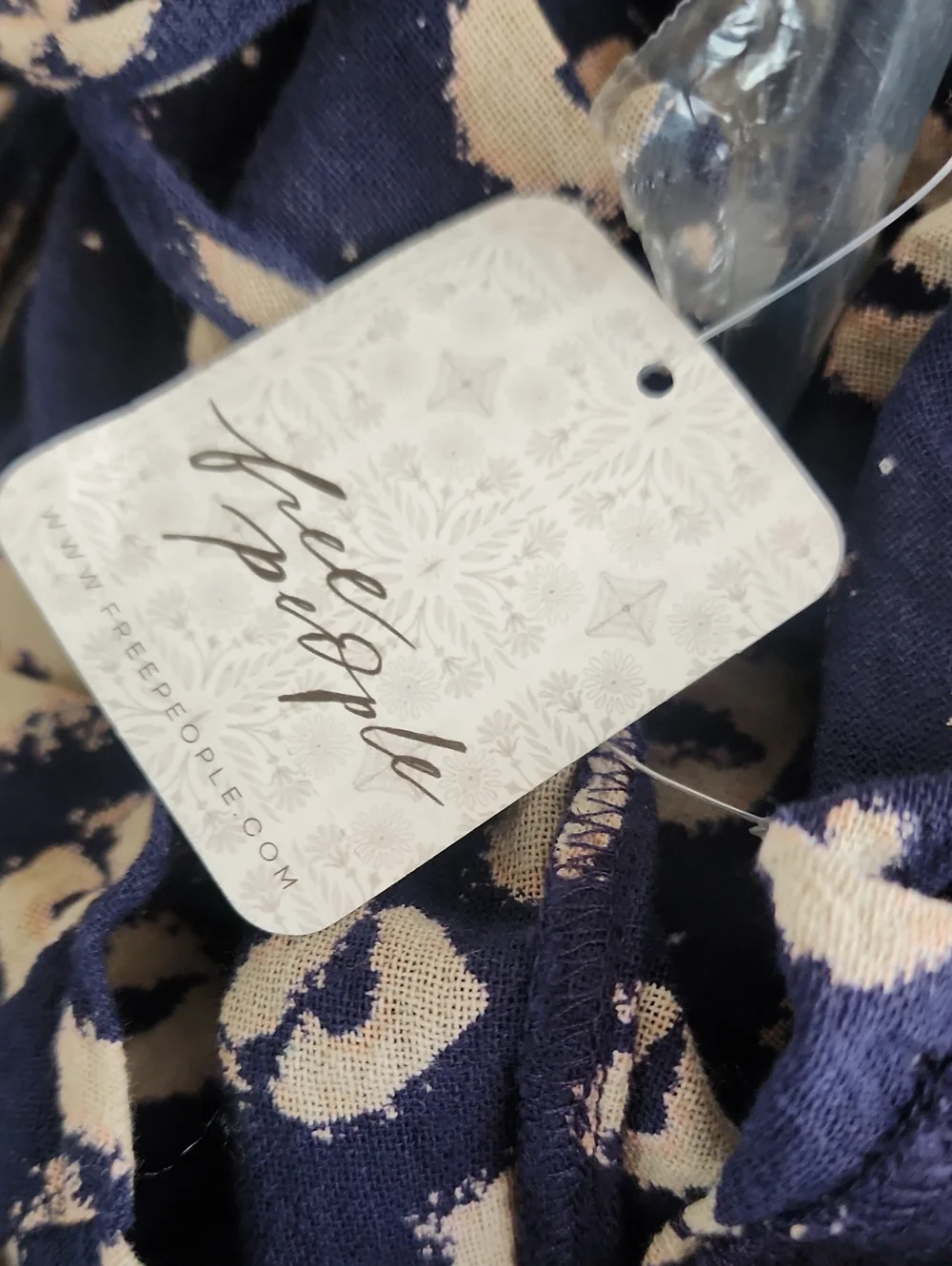 NWT Free People Women's Indigo Molly Tunic